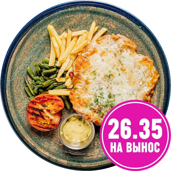 Свинина с грибами запеченая